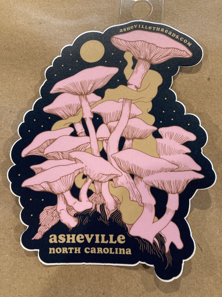 Asheville Threads Trail Tripper Sticker