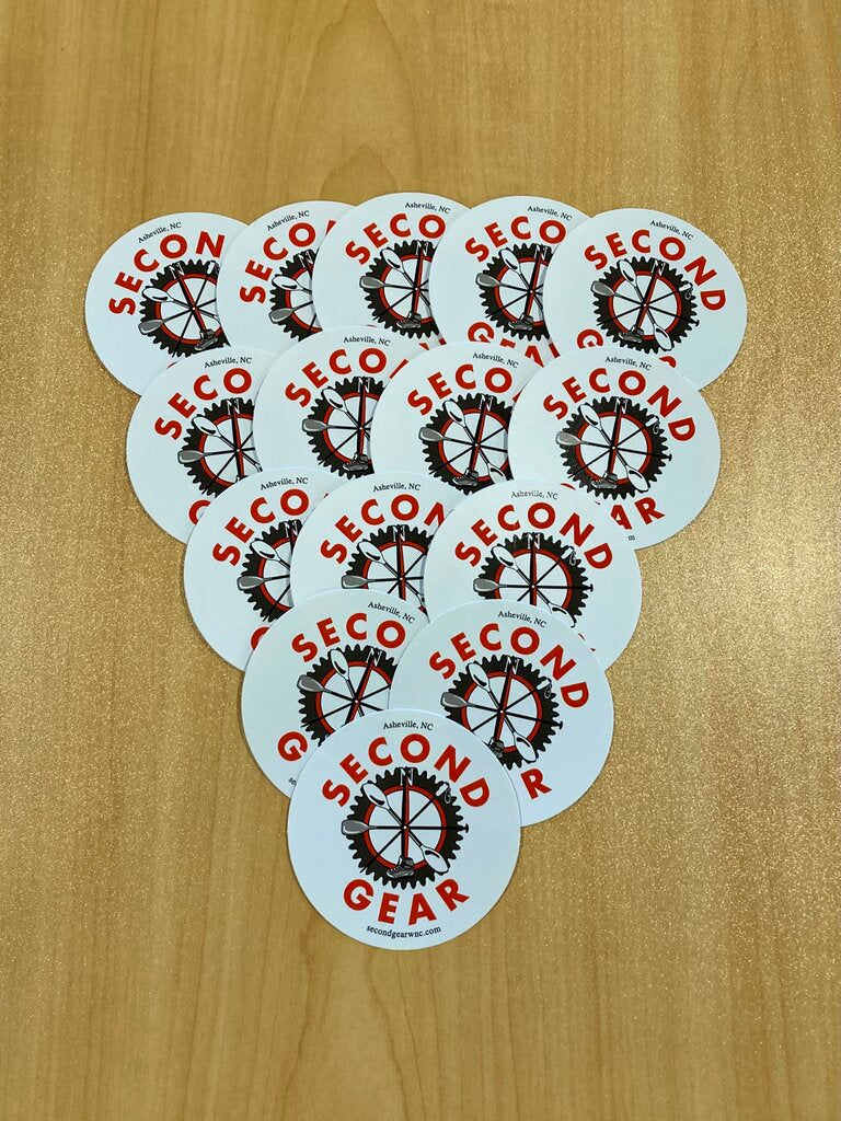 Second Gear Logo Sticker
