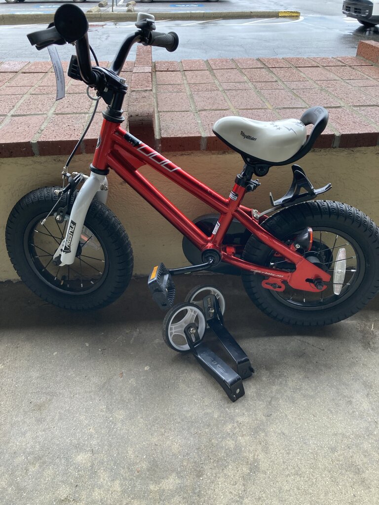 Royal Rider Freestyle Kids Bike, Red/White, 12"