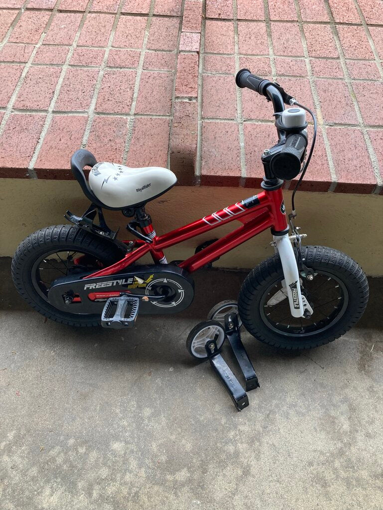 Royal Rider Freestyle Kids Bike, Red/White, 12"
