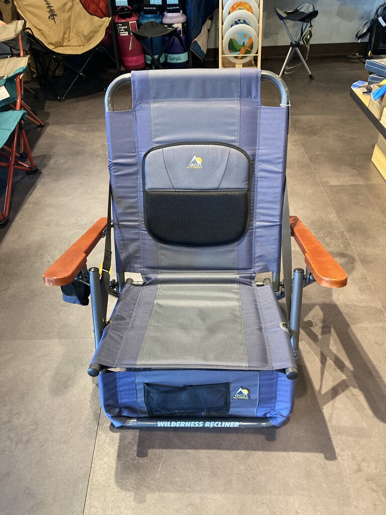 GCI Wilderness Recliner, Blue, OS