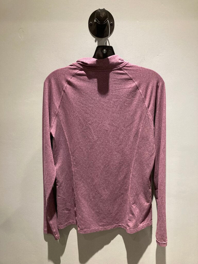 REI LS 1\4 Zip, Purple, Women M