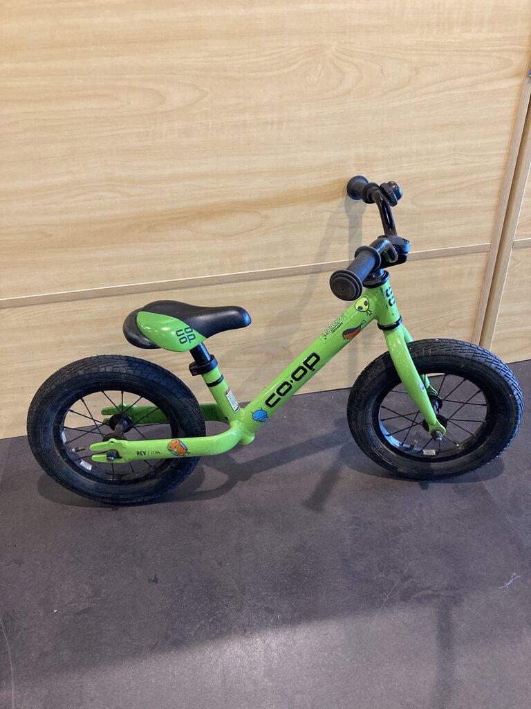 Co Op Rev 12 Balance Bike, Green, 12in