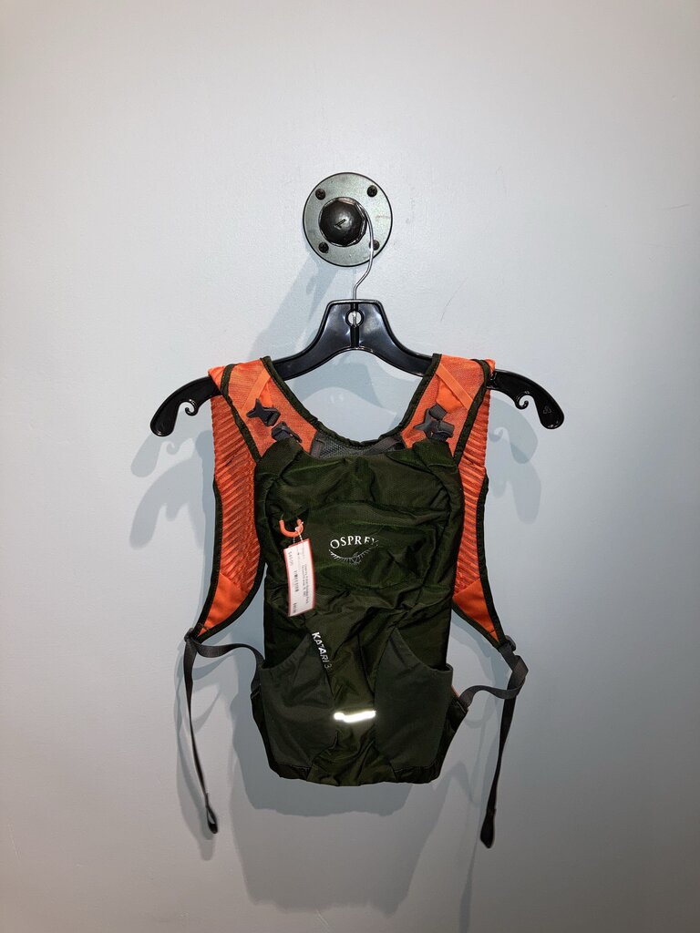 Osprey Katari Running Pack, Green/Orange, 3L (NO BLADDER)