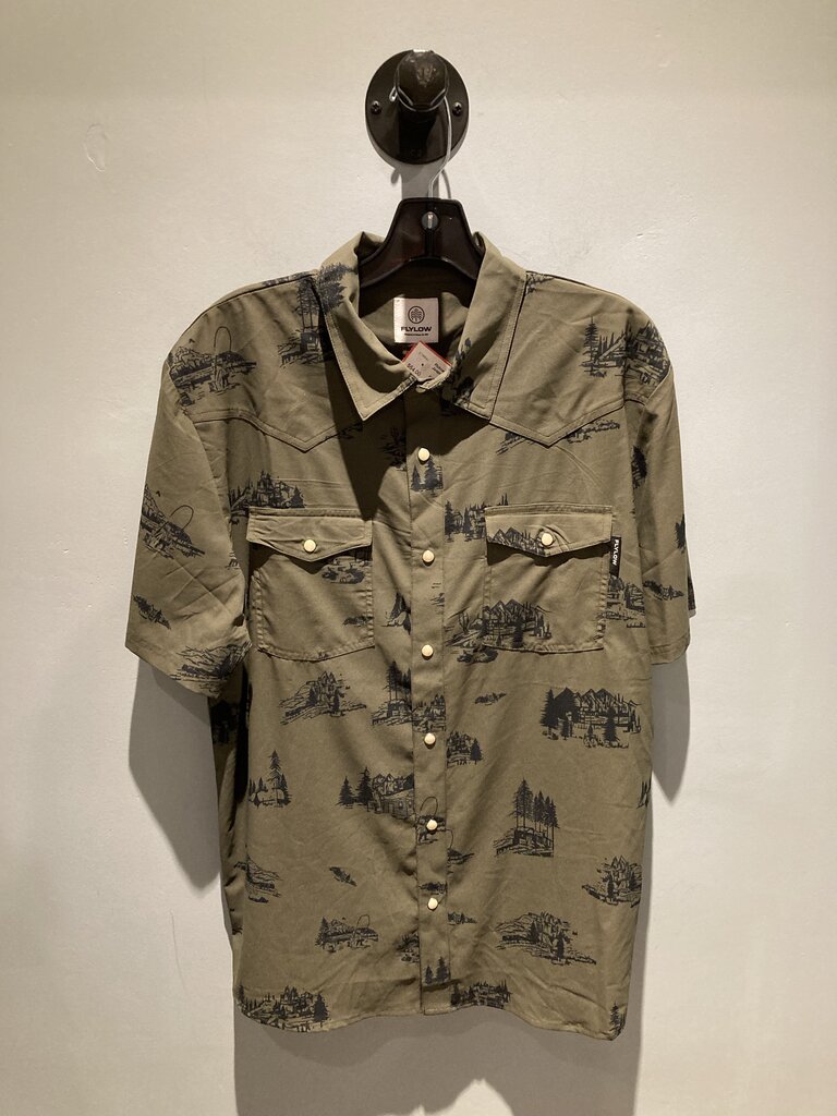 Flylow Cody Shirt, Jasper/Night, Men's L