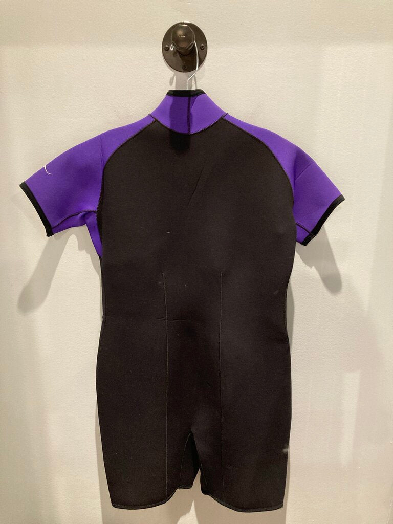 Raycon SS Wetsuit Shortie, Black/Purple, Women's M?