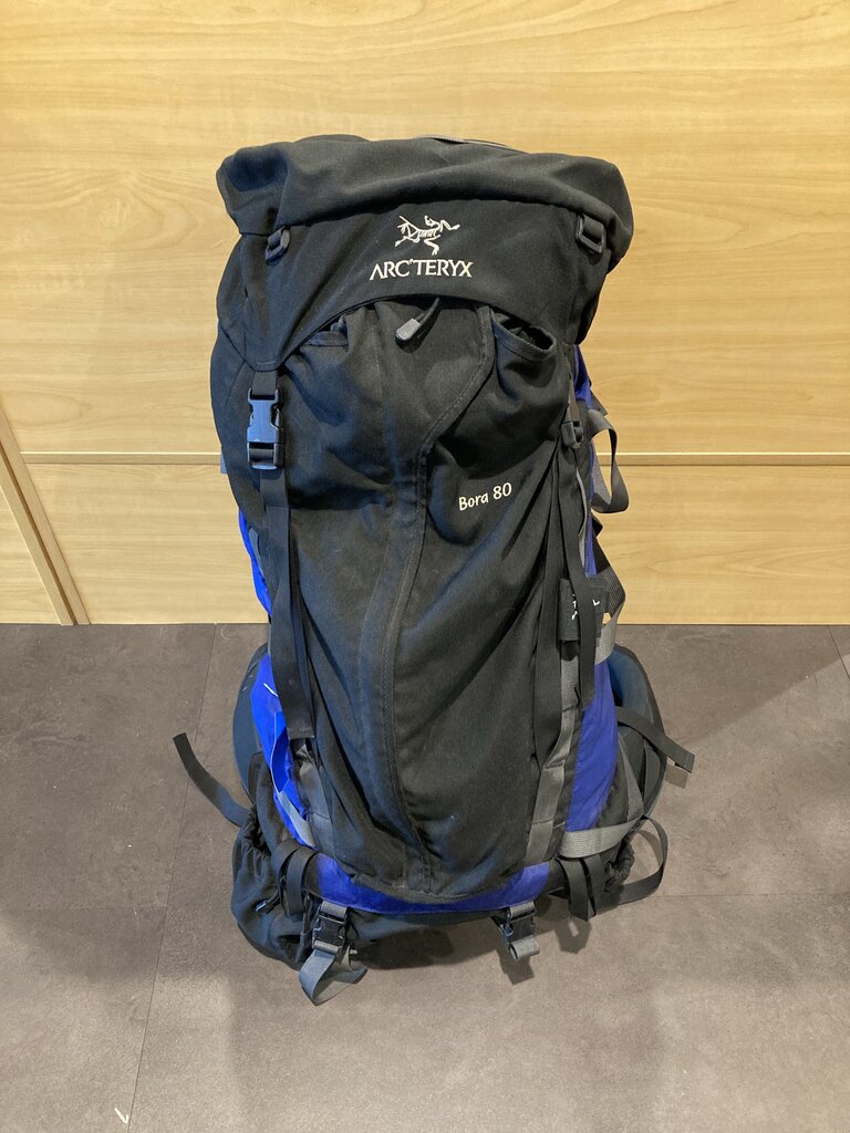 (Older) Arcteryx Bora 80 Backpack, Blue/Black