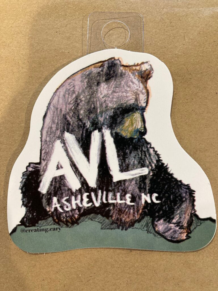 Gingerly Designs Sitting Bear White Trim