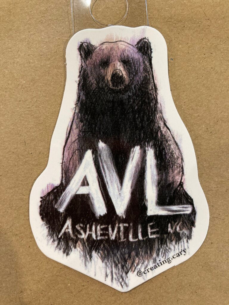 Gingerly Designs Sitting Bear Small White Trim