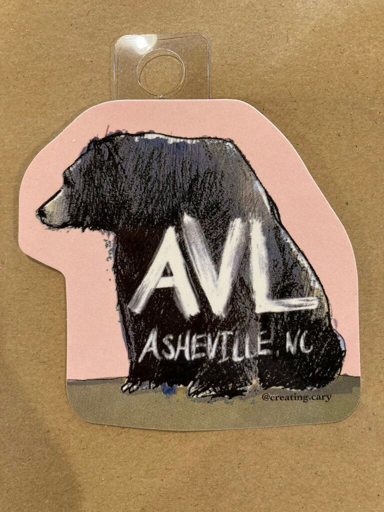 Gingerly Designs Sitting Bear Pink Trim