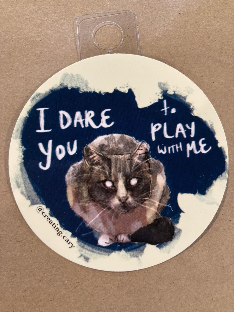 Gingerly Designs I Dare You Cat