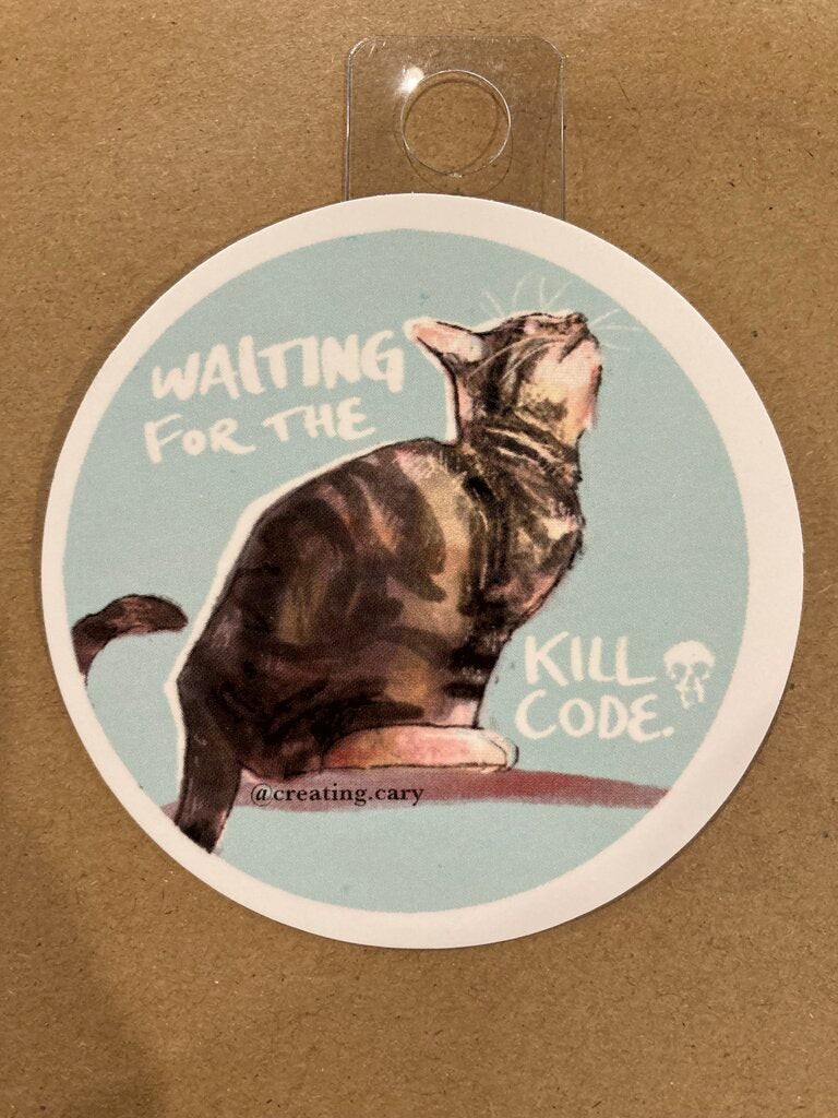 Gingerly Designs Kill Code Cat