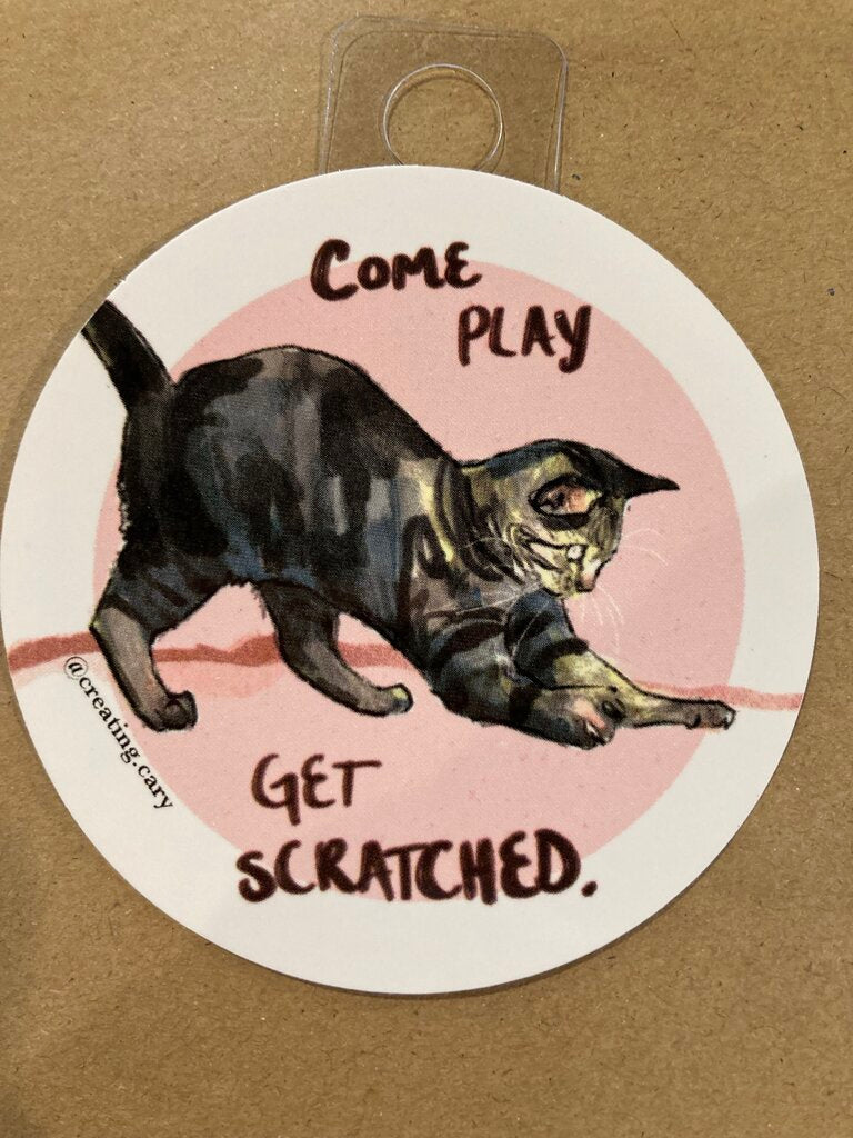 Gingerly Designs Come Play Cat