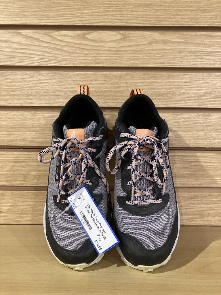 The North Face Dryvent Shoes, Purple/Orange/Black, Women's 5