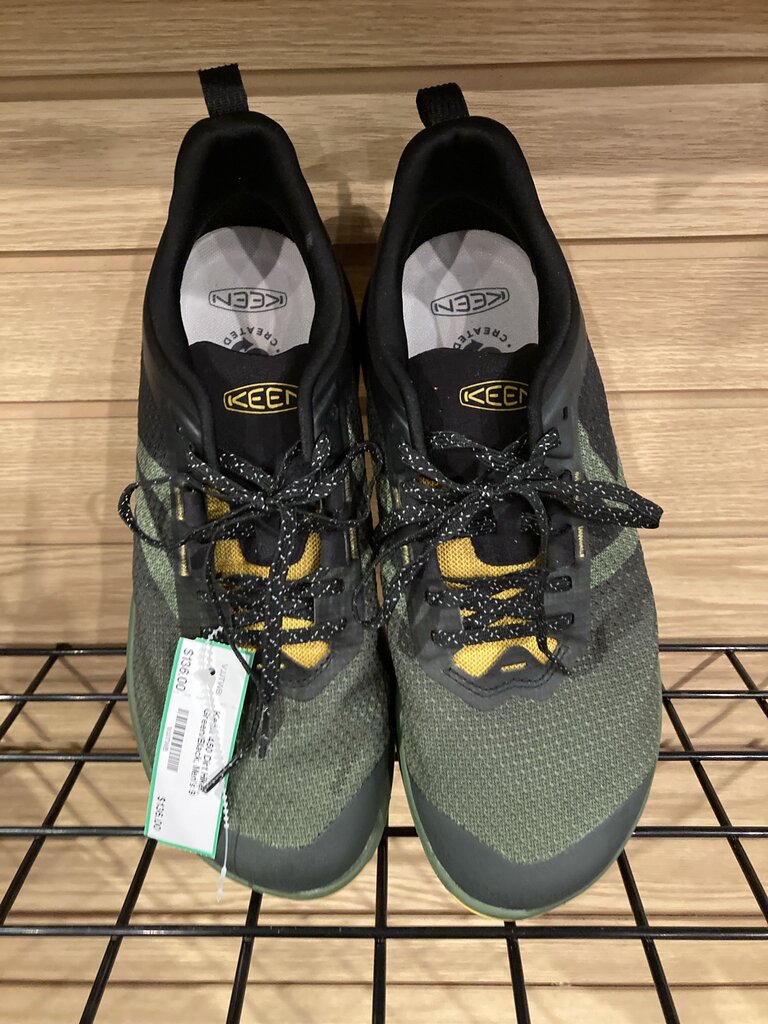 Keen 450 Dirt Hiker, Green/Black, Men's 9