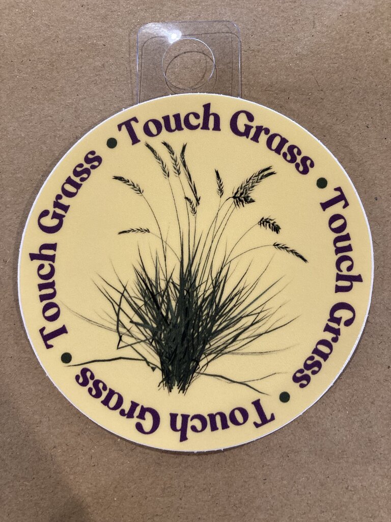 Touch Grass Sticker