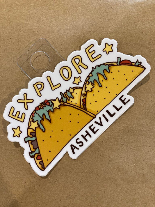 Annie Riker Taco Mountain Sticker
