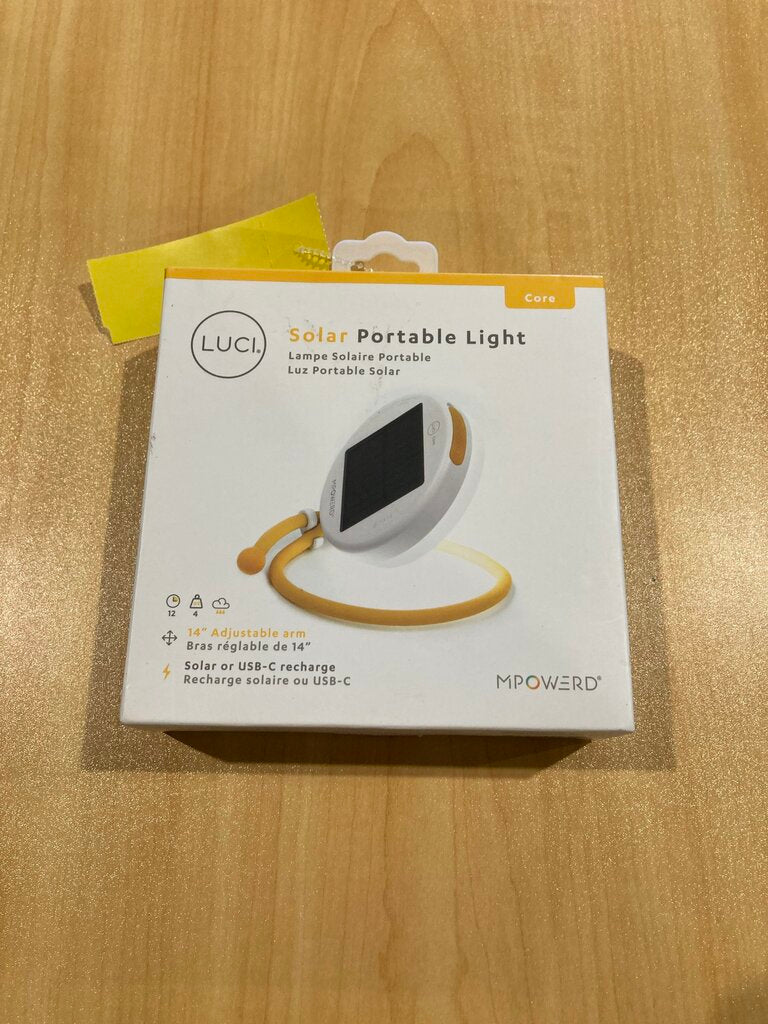 Luci Solar Portable Rechargeable Light, Core
