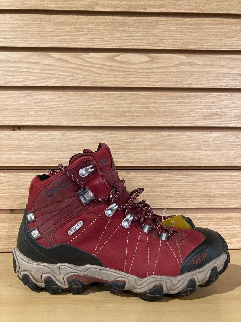 Oboz Bridger WP Mid Boots, Red, Women's 8