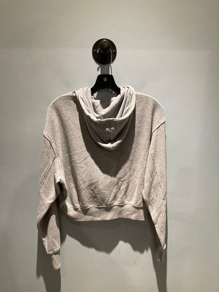 Prana Cozy Up Crop Hoody, Grey, Women's S