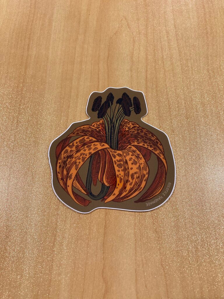 Solstice Handmade Turk's Cap Lilly Sticker