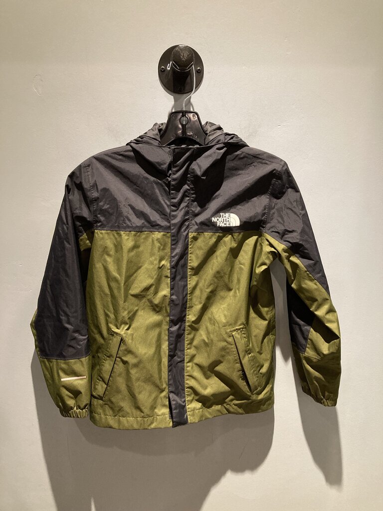 The North Face Rain Jacket, Green/Black, Boys L (12)