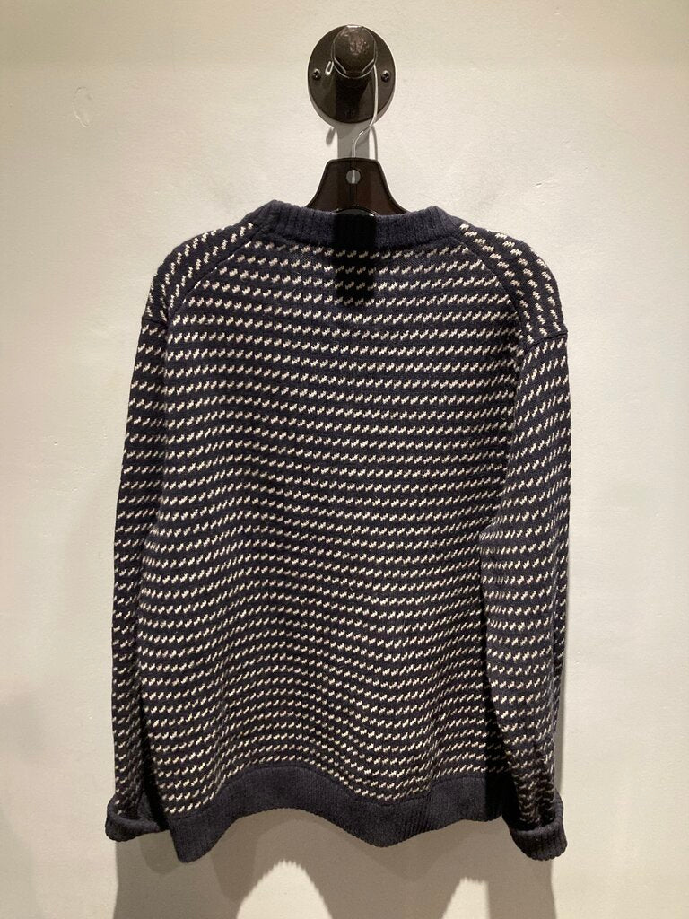 Patagonia Lambswool Pullover, Navy/White, Men's XL