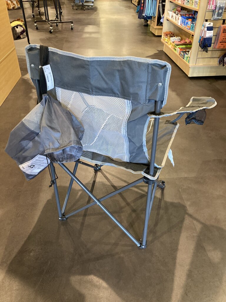 WFS Mesh Quad Chair, Grey, OS
