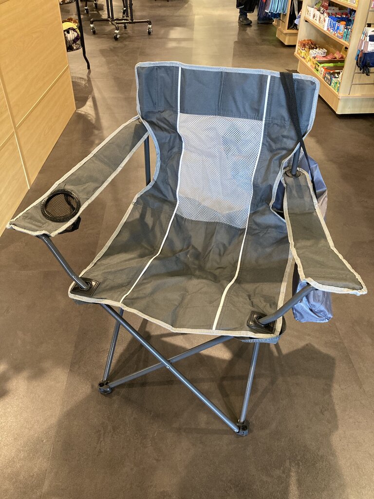 WFS Mesh Quad Chair, Grey, OS