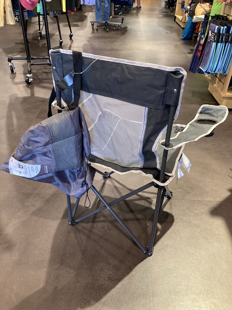 WFS Mesh Quad Chair, Grey, OS