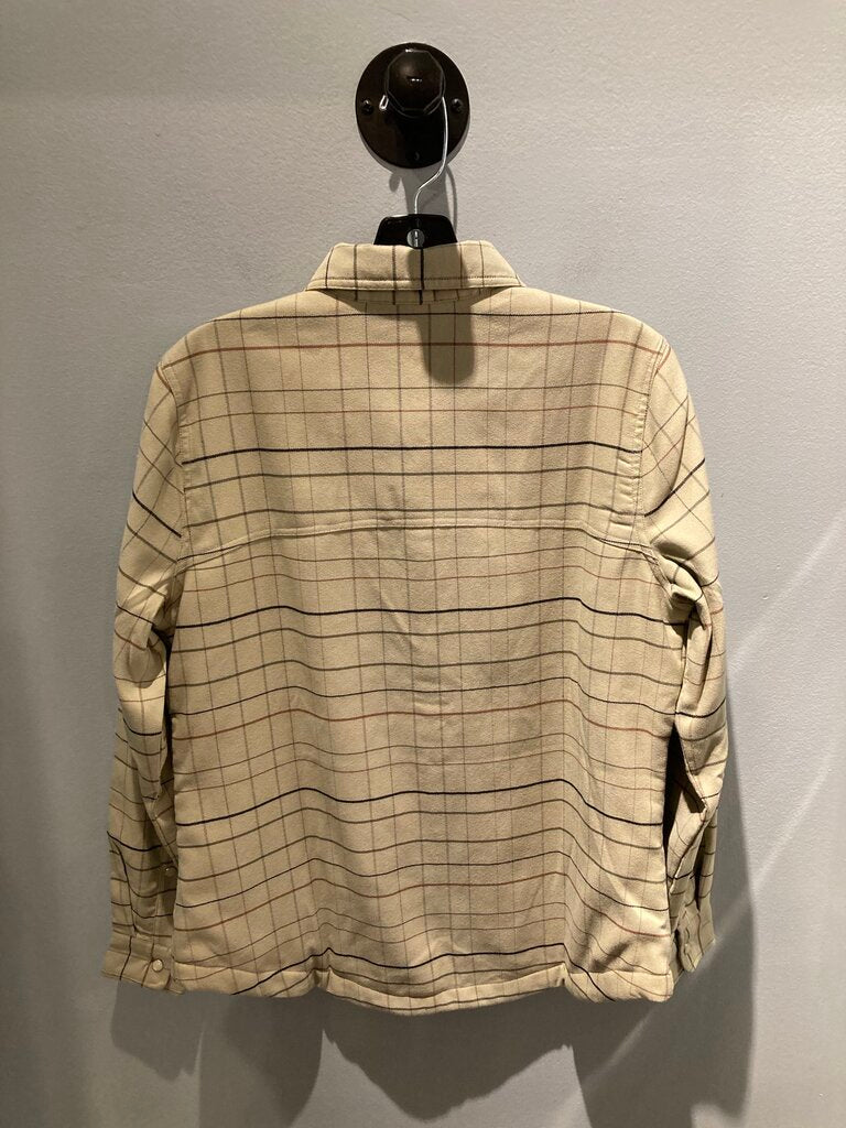 Flylow May Flannel. Mist/Bluff, Women's M (SAMPLE)