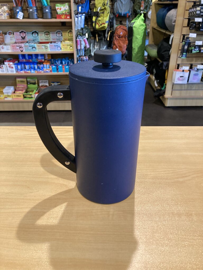 Hydra Peak Insulated Stainless French Press, Blue, 34oz