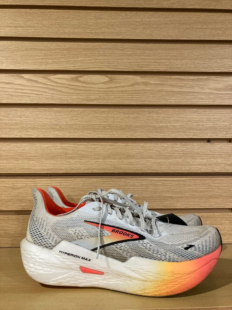 Brooks Hyperion Max Running Shoes, Orange/White, Men's 10