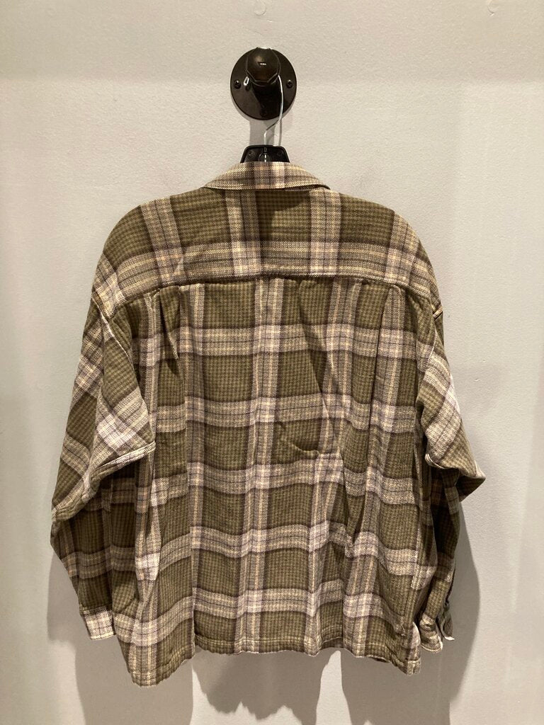Patagonia Heavy LS Flannel, Green/Grey, Men's XL