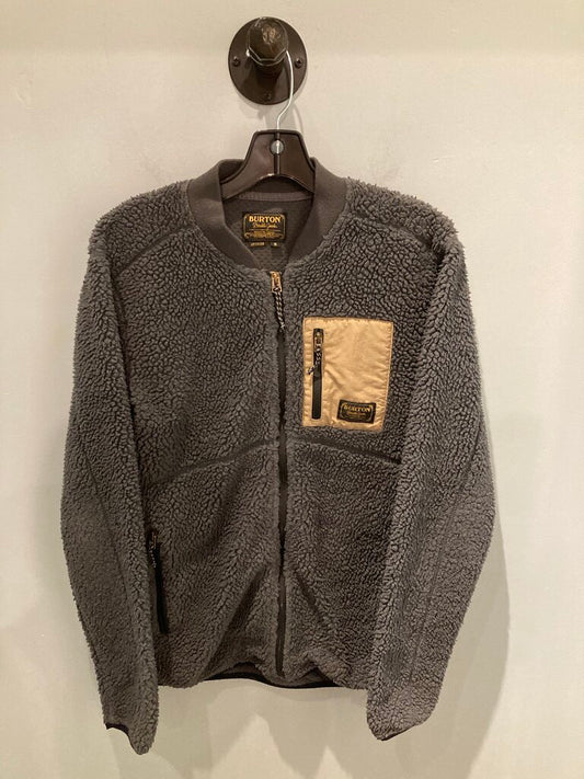 Burton Full Zip High Pile Fleece, Grey, Men's S