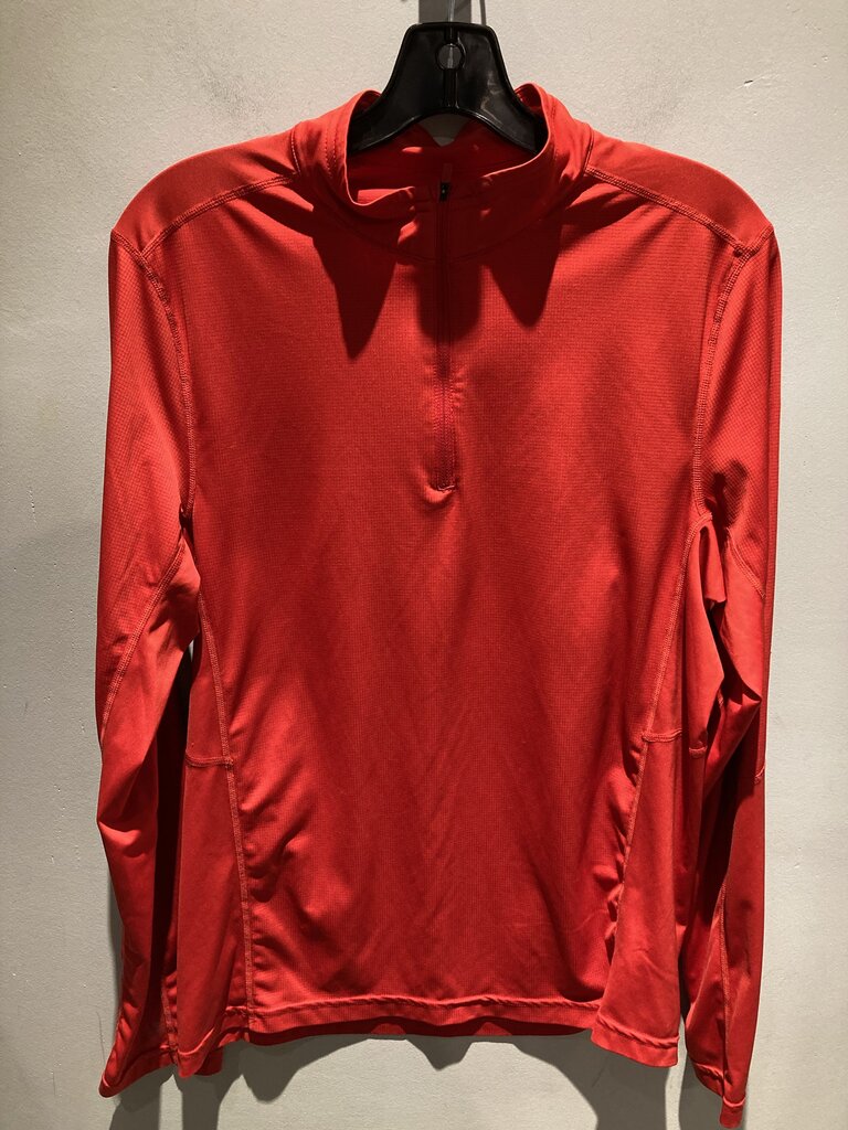 Mountain Hardwear 1\4 Zip LS, Red, Women's M