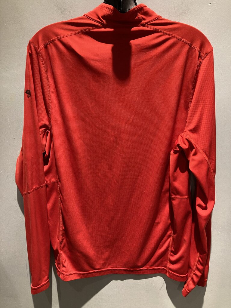 Mountain Hardwear 1\4 Zip LS, Red, Women's M