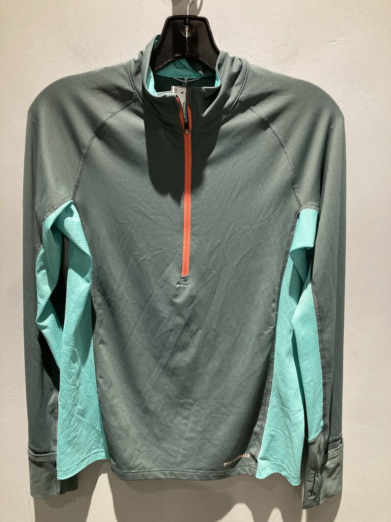 Patagonia 1\2 Zip, Green/Sage, Women's S