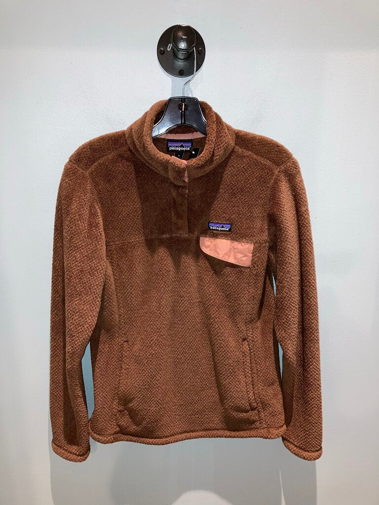 Patagonia 1/4 Snap T, Brown, Women's M
