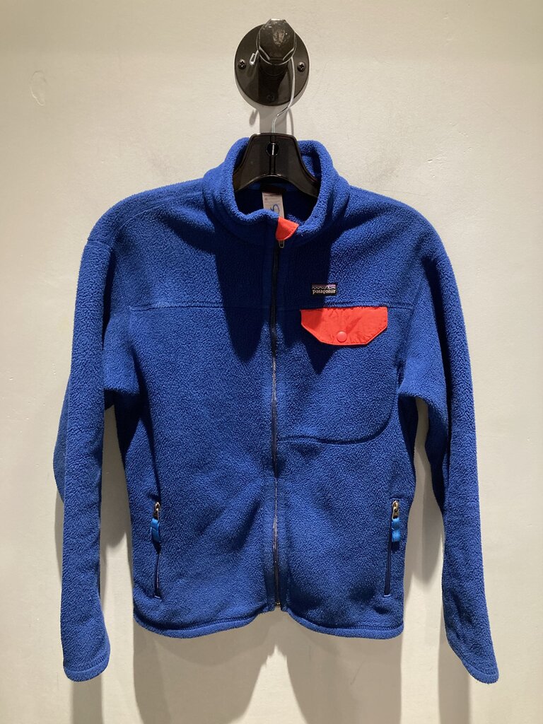 Patagonia Full Zip Synchilla Fleece, Blue, Boys XL (14)
