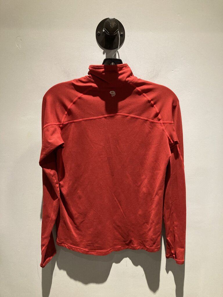 Mountain Hardwear 1/4 Zip Baselayer, Red, Women's S