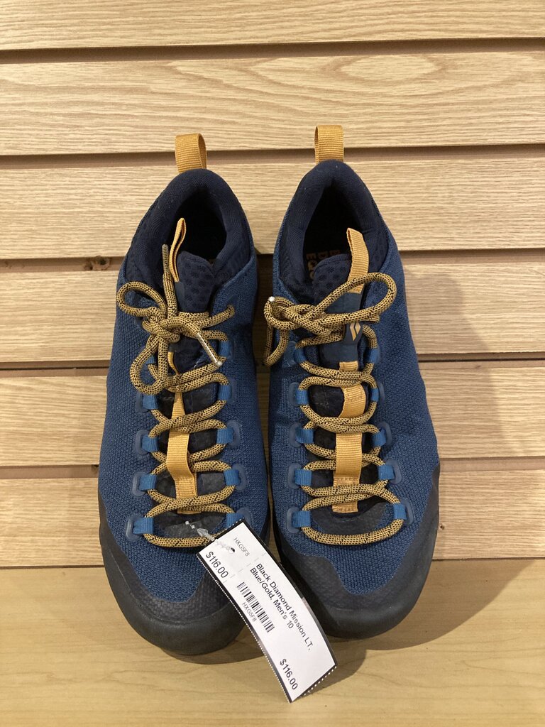 Black Diamond Mission LT, Blue/Gold, Men's 10