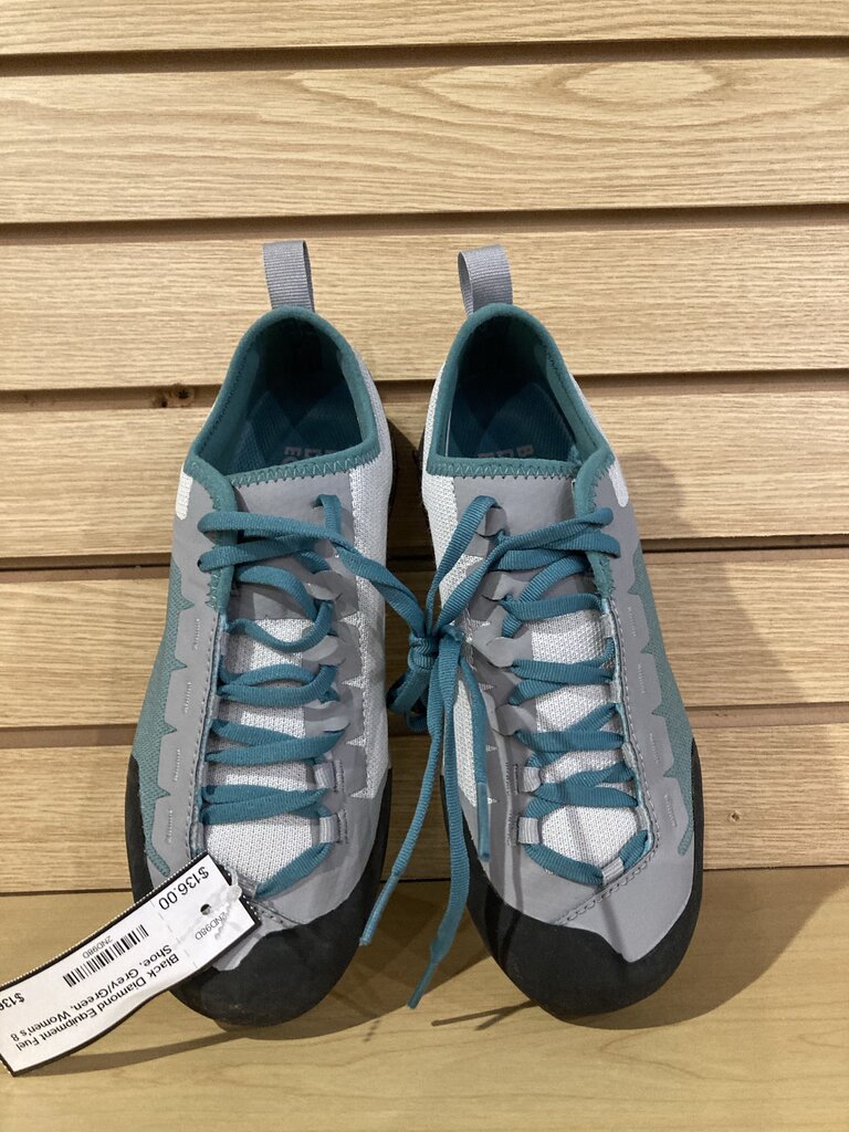 Black Diamond Equipment Fuel Shoe, Grey/Green, Women's 8