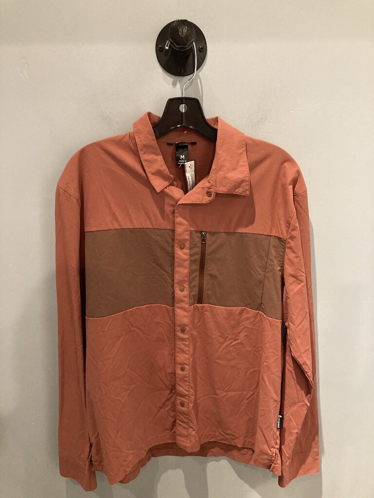 Cotopaxi LS Snap Shirt, Salmon/Brown, Men's M