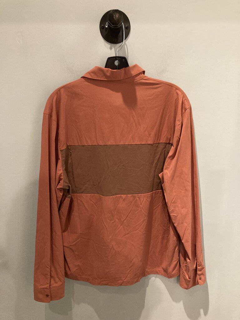 Cotopaxi LS Snap Shirt, Salmon/Brown, Men's M