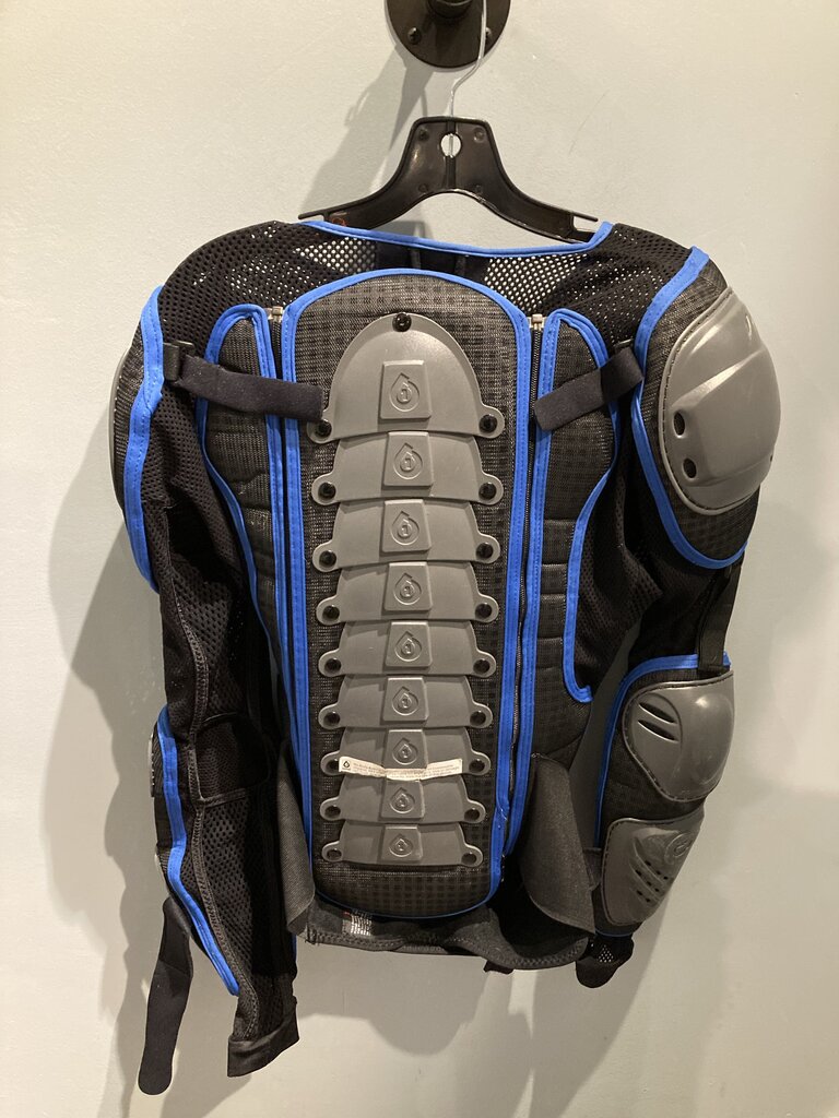 Sixsixone Body Armour, Grey/Blue, Adult L