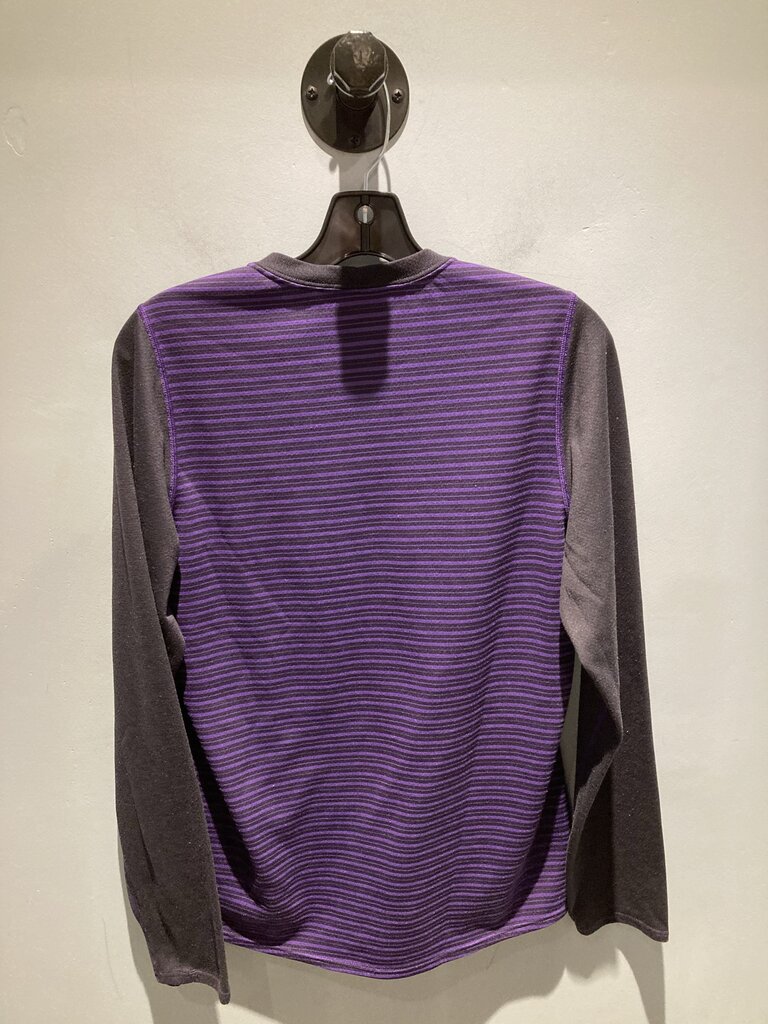 Patagonia LS Crew, Purple/Black, Men's M
