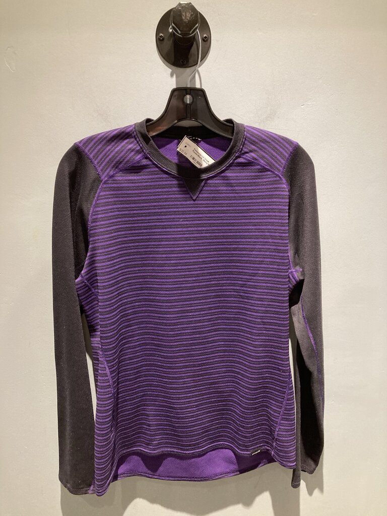 Patagonia LS Crew, Purple/Black, Men's M