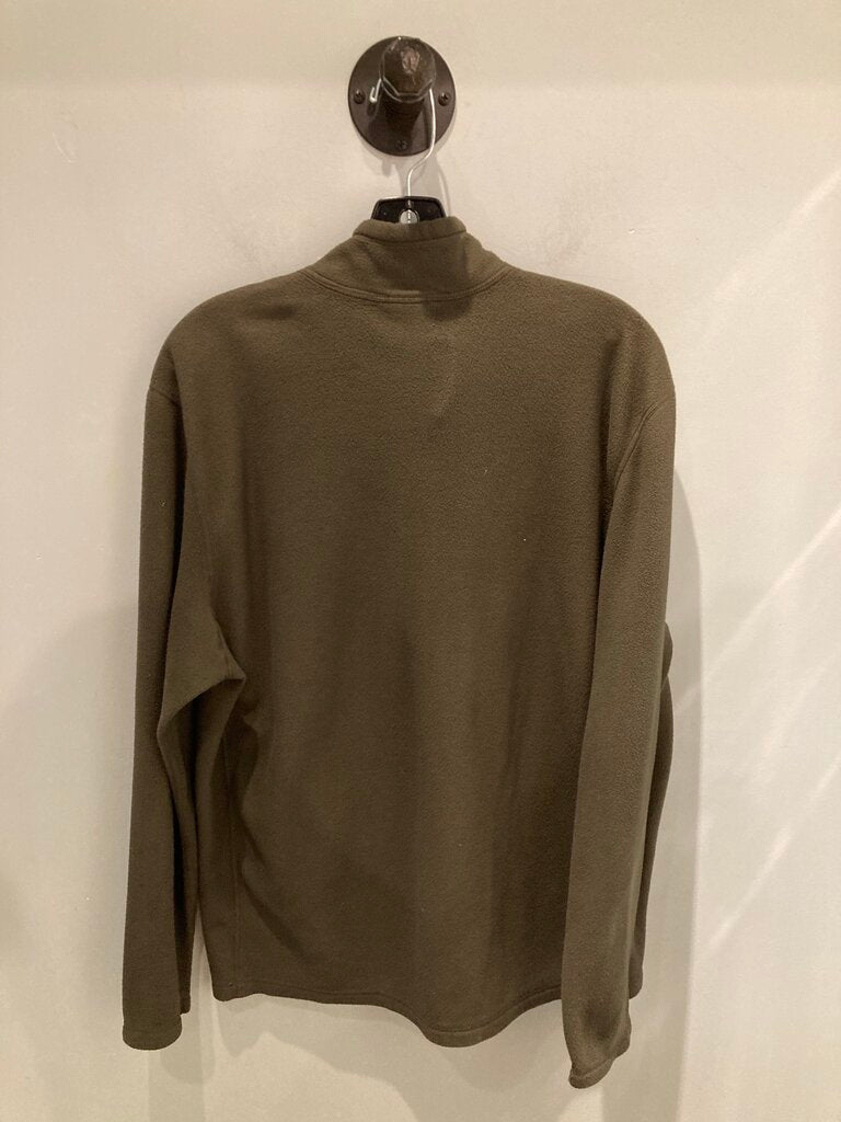 The North Face 1\4 Zip Fleece, Green/Blue, Men's XL