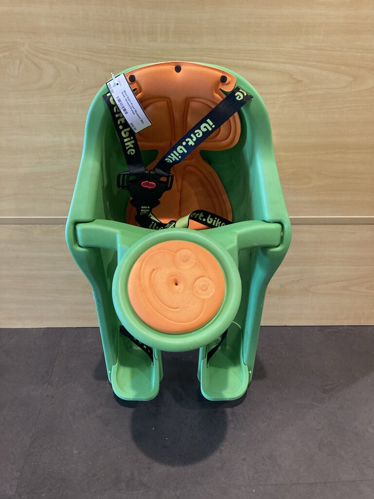 iBert Kid's Front Mounted Bike Seat, Green/Orange
